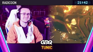 TUNIC by Radicoon in 21:42  Awesome Games Done Quick 2024