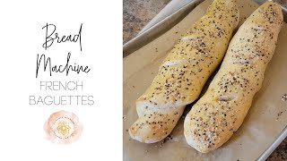 EASY! Bread Machine French Baguettes