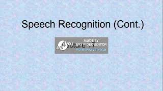 Speech Recognition in Hindi / Urdu | Part-2 | Artificial Intelligence