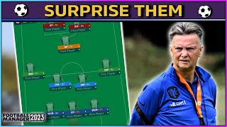 Louis Van Gaal Stunning Netherlands Tactic | Football Manager 2023 |