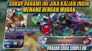 CATAT GUYS! SEMUA BISA JAGO MIYA KALAU KONSISTEN LAKUIN HAL KECIL INI! | TOP GLOBAL 1 MIYA - MLBB