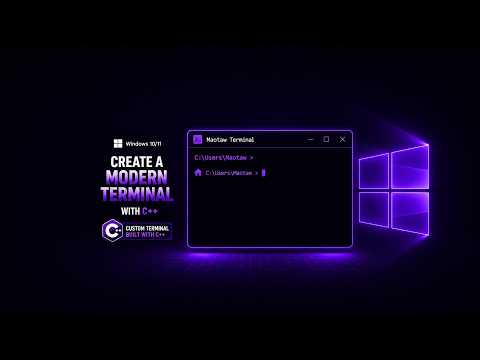 Create a Modern Terminal in C++ GitHub Included