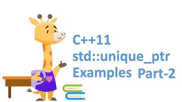 Smart Pointer C++11 std::unique_ptr [Part-2 : Examples]