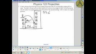 Physics 122: Projectile Problem 7