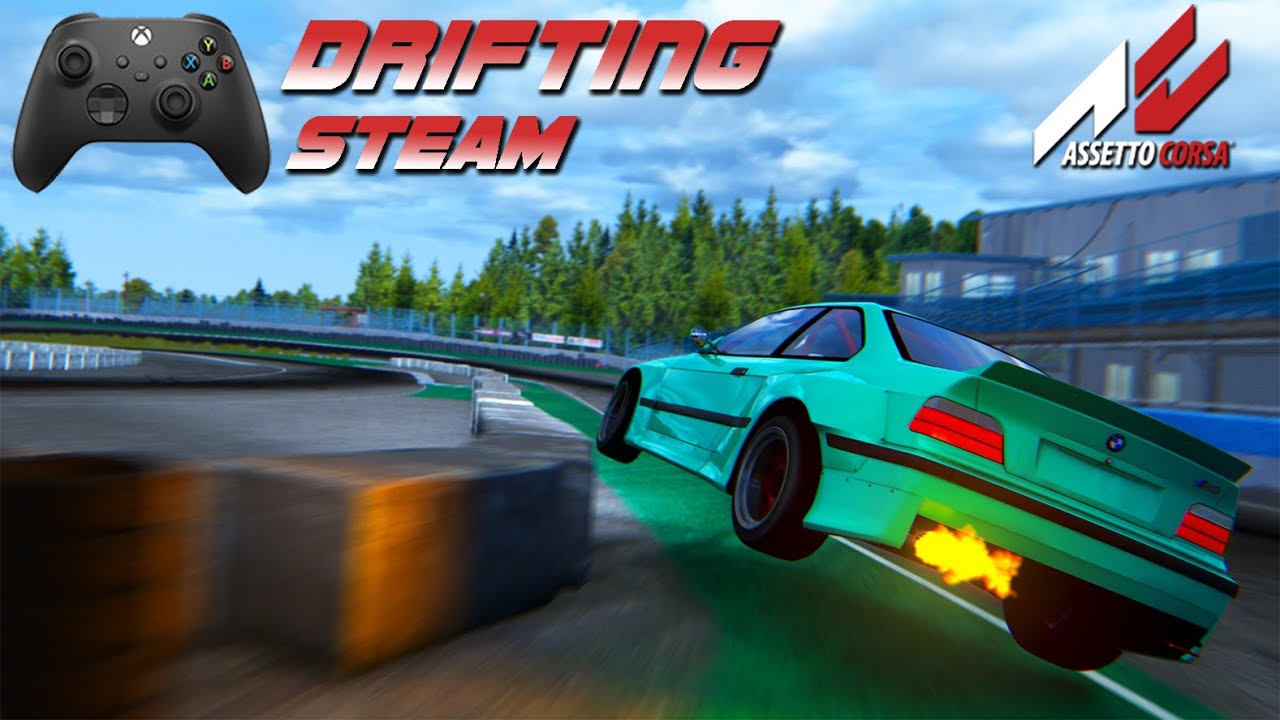 ვ drift აობთ assetto corsa ში gamepad ით youtube