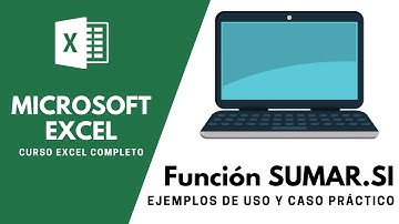 Función SUMAR.SI en Excel