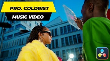 How pro colorist grading their music videos | Davinci resolve.