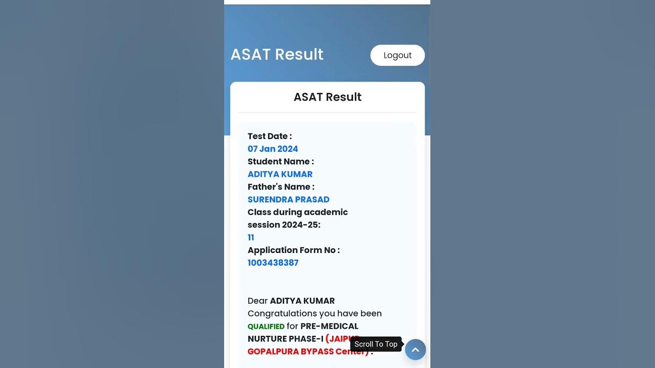asat Allen result 20242025 YouTube