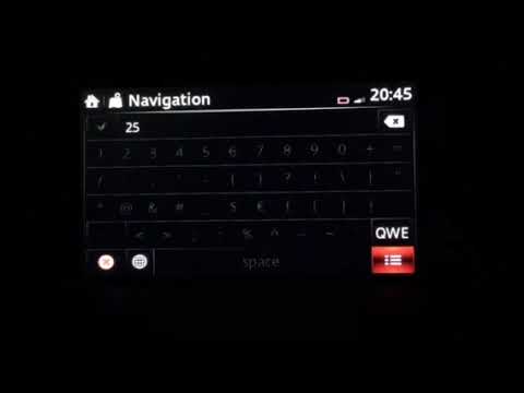 Changing home address on Mazda navigation system