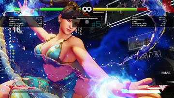 SFV: Chun li - SRK max damage punish (529/551), Crush counter into V-Trigger