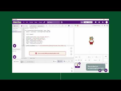 How to Make Loan Interest Calculator Using PictoBlox