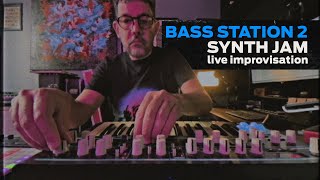 Jamming with the mighty Bass Station II #novation #synthesizer #analog