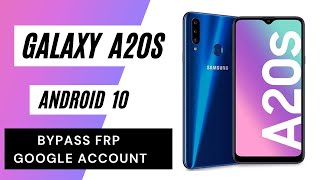Galaxy A20s (Android 10) /Frp Bypass/Google bypass New Security Easy Steps & Quick Method 100% Work.