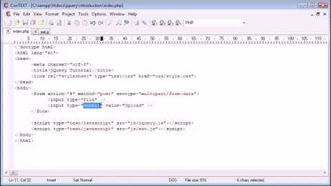 jQuery Tutorial   30   Enable submit button after file selected