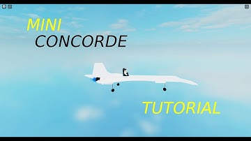 Mini Soviet Concorde Tutorial - Roblox Plane Crazy