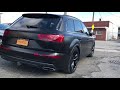 Avery satin black 2018 audi q7 vinyl wrapped