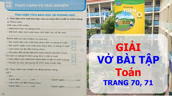 Bài tập toán lớp 4 trang 70 71 năm 2024