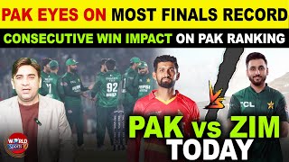 Pakistan Can Seal Final Spot Today! | Pakistan vs Zimbabwe Match Preview | PAK T20 Ranking Update