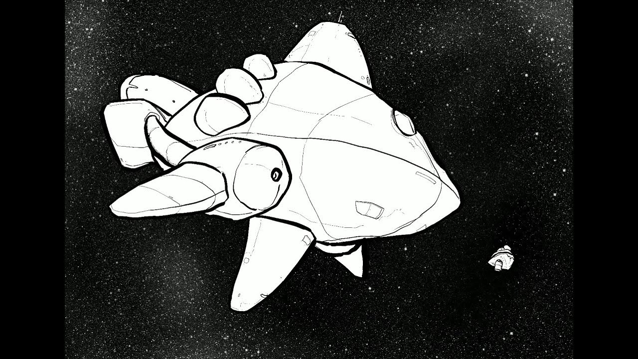 Big Ship Drawing (Omega Ronin) - Drawing with Lord Karnage