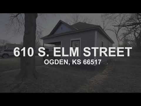 610 S Elm Street, Ogden, KS home video tour