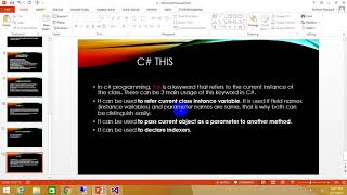 This keyword in C#