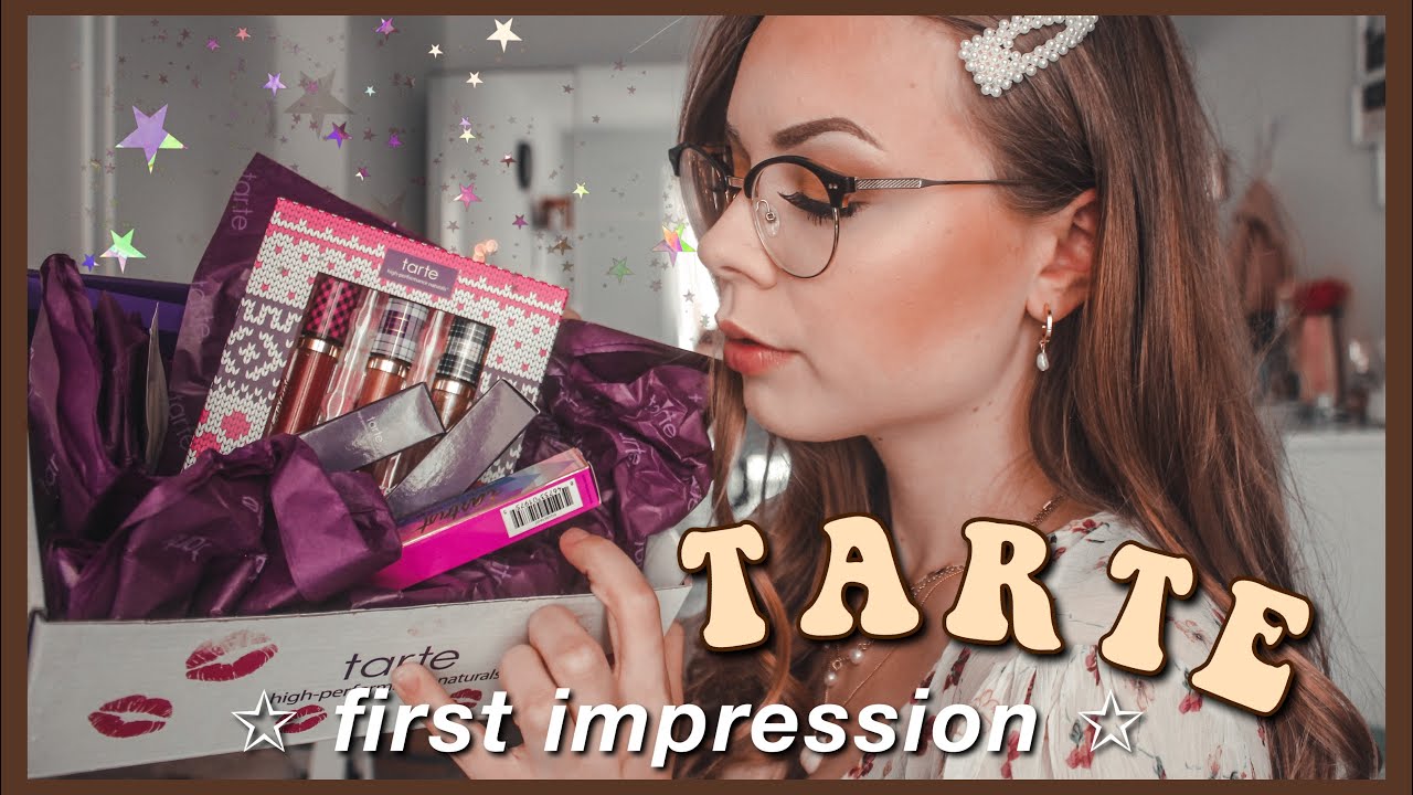 TARTE FIRST IMPRESSION 💄 | Shape Tape Concealer, Matte Liquid Lipstick ...