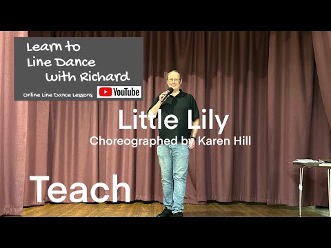 BEGINNER LINE DANCE LESSON 94 - Little Lily - Part 1 - Full Teach