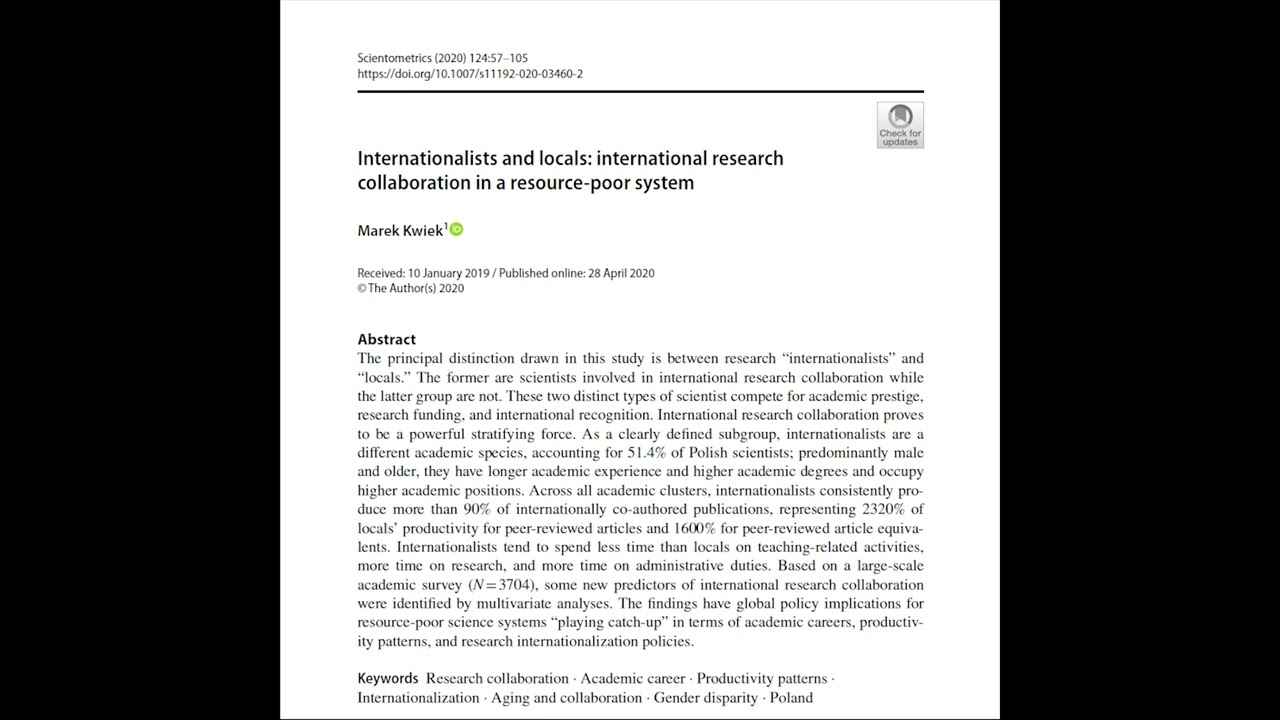 Global Vertical Stratification of Institutions: Research in Future High Participation Environments