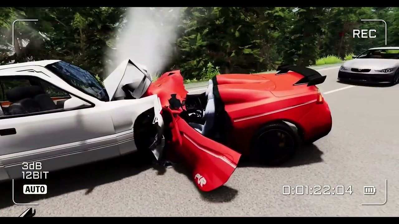 Car Crash Beamng Drive Beamng Car Crash BeamNg Test Car 