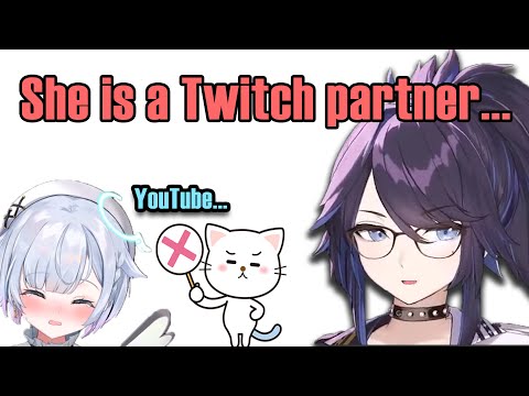 Amemiya Nazuna is not allowed to stream on YouTube because she is a Twitch partner.[VSHOJO/Eng Sub]