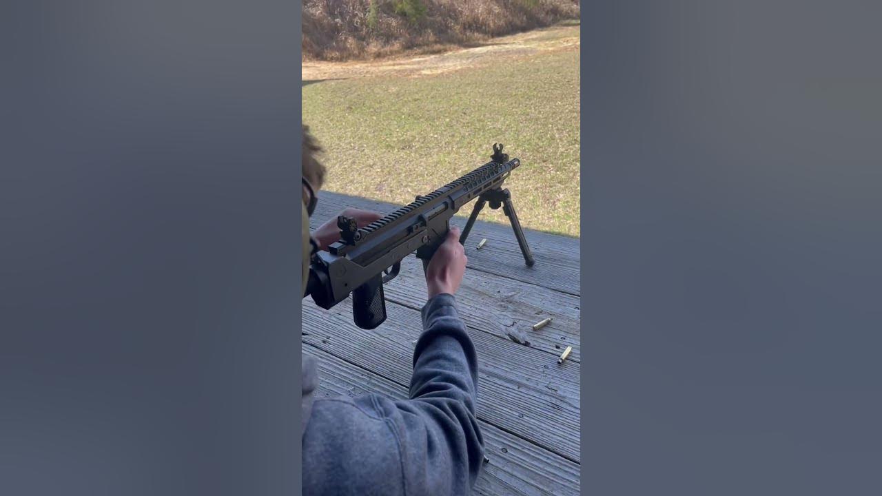 Full Auto! Lage 5.56 upper on a transferable Mac10 YouTube