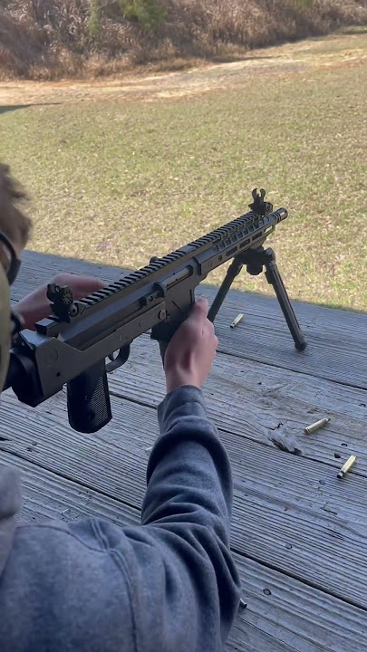 Full Auto! Lage 5.56 upper on a transferable Mac-10