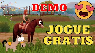 NOVO JOGO DE CAVALO! testando a demo [ horse shelter 2022 ] 