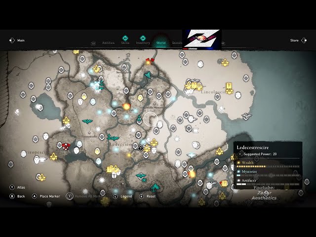 Assassin's Creed Valhalla Map - World Size and Locations