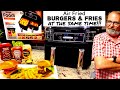 Ninja Foodi Dual Zone Air Fryer Hamburger &amp; French Fries at SAME TIME 2 Basket DualZone Technology