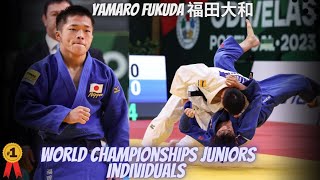Yamato FUKUDA - 福田大和 - Gold Medalist (-60Kg) - World Championships Juniors Individuals 2023- 柔道
