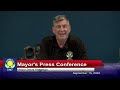 Mayor's Press Conference - September 15, 2022