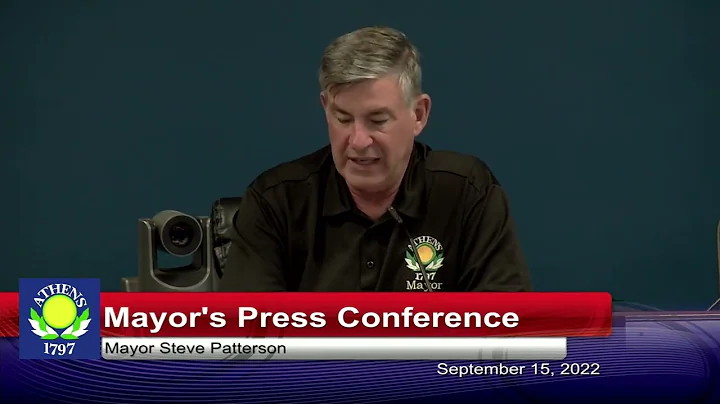 Mayor's Press Conference - September 15, 2022