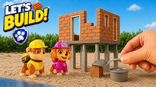 Paw Patrol Builds a REAL Beach House!