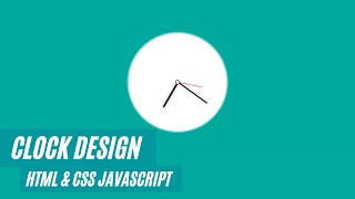 Build a Clock Using HTML CSS & JavaScript | JavaScript Tutorial