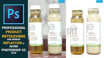 Professional product retouching and mirror reflection in Adobe Photoshop CC 2018 | DIT-Institute