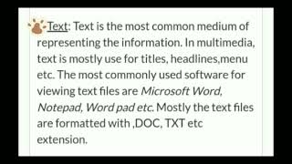 Components Of Multimedia || Computer Graphics and Multimedia || Hari Sankar