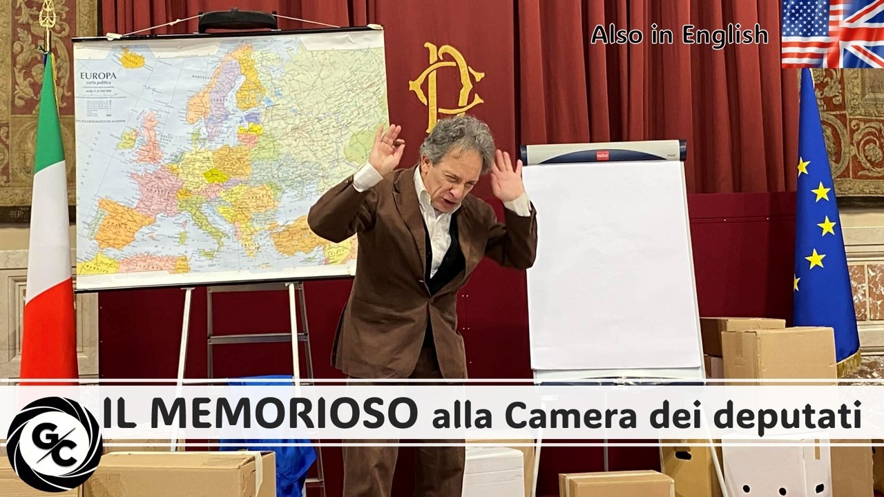 IL MEMORIOSO presentazione dello spettacolo alla Camera dei deputati con Anna ASCANI e G. NISSIM