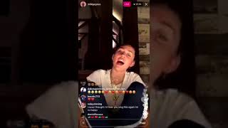 MILEY CYRUS SINGS THE CLIMB - LIVE ON INSTAGRAM SEP/2017