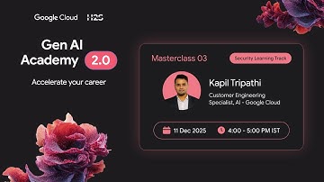 Masterclass 03 of Gen AI Academy 2.0