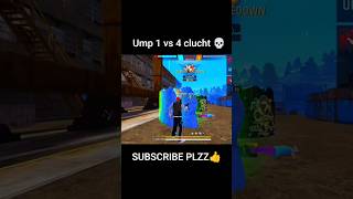 umppppp 1 vs 4 clutch 💀🤠#freefiremax #freefireshorts #freefirelive #customroom (SUBSCRIBE KERLO PLZ)