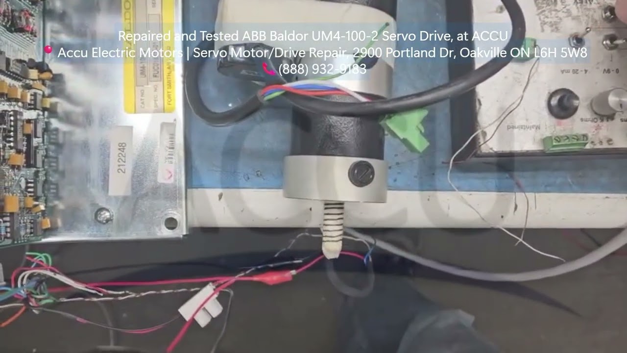 Repaired and Tested ABB BALDOR Reliance UM4-100-2 Servo Drive, at ACCU