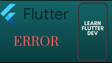 Flutter unimplemented handling of missing static target | flutter-error