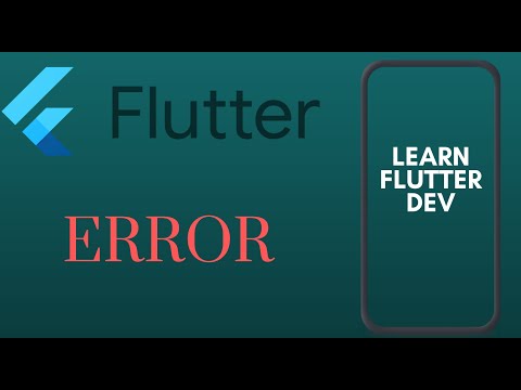 Flutter unimplemented handling of missing static target | flutter-error
