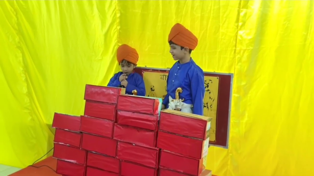 Veer Baal Divas Play, Canvas International School, Sahibjada Fateh Singh & Sahibjada Zoravar Singh.